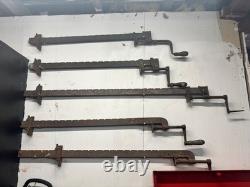 Vintage C. T. Co, E. C. Stearns, & Wetzler Bar Clamps Early 1940s Woodworking