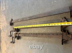 Vintage C. T. Co, E. C. Stearns, & Wetzler Bar Clamps Early 1940s Woodworking