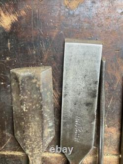 Vintage Chisel Lot Buck, Samson, Sheffield, Santo, Etc. Woodworking Chisel Lot