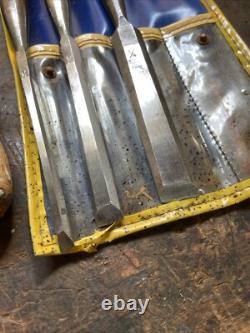 Vintage Chisel Lot Buck, Samson, Sheffield, Santo, Etc. Woodworking Chisel Lot