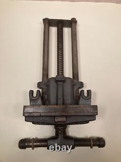 Vintage Columbian 7-RD under-bench woodworker's vise (Made in USA)