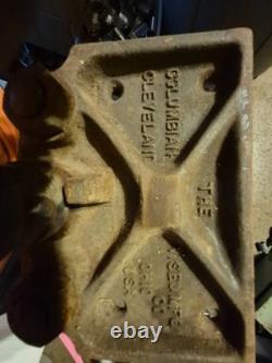 Vintage Columbian 7 Woodworking Vise Original Handle VERY RARE NO. 5 C