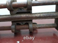 Vintage Columbian Under Bench Vise 1-RD Heavy Duty Woodworking