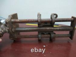 Vintage Columbian Under Bench Vise 1-RD Heavy Duty Woodworking