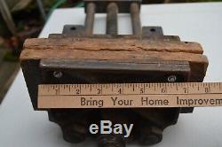 Vintage Columbian Vise Mfg #1R Woodworkers Vice 7 Jaws Heavy Duty