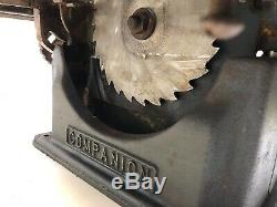 Vintage Craftsman Companion 6 Bench Top Table Saw Woodworking Tool Cast Iron