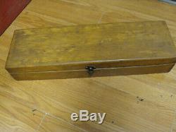 Vintage Economy Gentlemans Tool Box Wood Working Tools Chisel Lane Stanley Buck