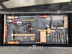 Vintage GTL Woodwork Carpentry Toolkit Complete & Contents Planes Chisels Saws