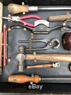Vintage GTL Woodwork Carpentry Toolkit Complete & Contents Planes Chisels Saws
