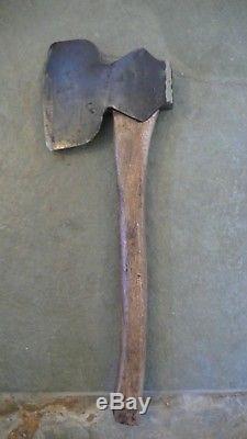 Vintage Green Woodworking Side Axe by William Swift