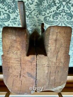 Vintage Greenfield Tool Co. Complete Wood Hollow Plane Woodworking Hand Tool Set