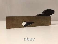 Vintage Heavy Gunmetal & Rosewood 1 Shoulder Plane Woodwork Tool