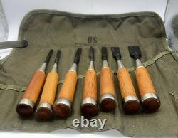 Vintage Japan Wood Working Tools US ROLL TOOL & ACCESS