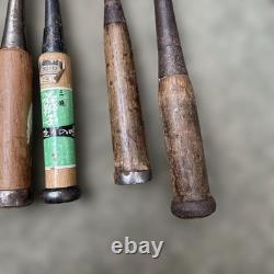 Vintage Japanese Chisel nomi Special Plane Chisel 10pcs Carpentry tool lot