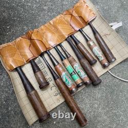 Vintage Japanese Chisel nomi Special Plane Chisel 10pcs Carpentry tool lot