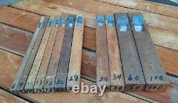 Vintage Japanese Molding Convex Hand Plane Carpentry Woodworking tools lot