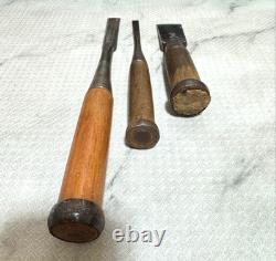 Vintage Japanese Woodworking Tools Chisels Traditional Hand Tools Collection JP