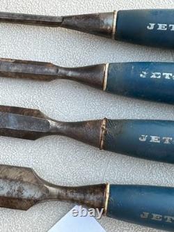 Vintage Jet Woodworking Chisels Set Of 4