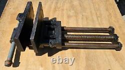 Vintage Large Rock Island Under Bench Woodworkers Vise