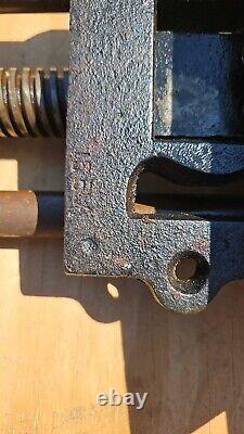 Vintage Large Rock Island Under Bench Woodworkers Vise