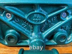 Vintage Littlestown No. 197 under-bench Vise woodworking, 7 jaws v. Good cond