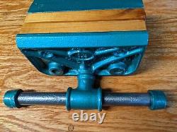 Vintage Littlestown No. 197 under-bench Vise woodworking, 7 jaws v. Good cond