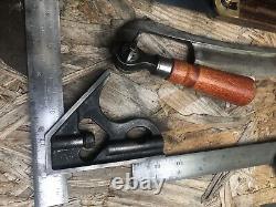 Vintage Lot Of Woodworking Tools And Machinist Tools. Fast Free Shipping