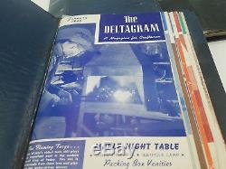 Vintage Lot of Deltagram Delta Milwaukee WW2 War Bond Woodworking Tools 1940's
