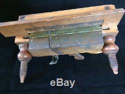 Vintage M. B. Tidey Double Bevel Plane Patd 1854 Rarest 19th c. Woodworking Tool