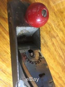 Vintage Millers Falls No. 714 Smooth Bottom Plane Woodworking Carpentry Tool