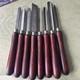 Vintage Millers Falls Woodworking Lathe Tools SETOF 8. 12-14 Numbers 1-8