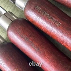 Vintage Millers Falls Woodworking Lathe Tools SETOF 8. 12-14 Numbers 1-8