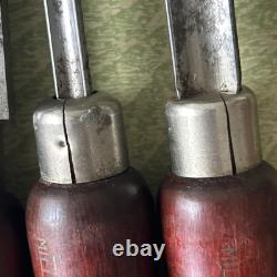 Vintage Millers Falls Woodworking Lathe Tools SETOF 8. 12-14 Numbers 1-8