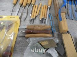 Vintage & Modern Wood Carving Tool Lot Ashley Iles General Walnut Hollow