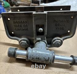 Vintage Morgan Under The Bench Woodwork Vice 200A 10 Jaws