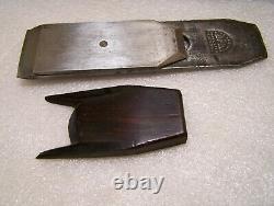 Vintage Nautical Rosewood Shipwrights Woodworking Plane Tool Buck Bros Cutter