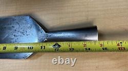 Vintage No Brand Name 3-1/2 wide socket Chisel Woodworking Timber Framing Tool