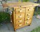 Vintage Oliver Woodworkers Cabinet Makers Workbench with E. H. Sheldon & Co
