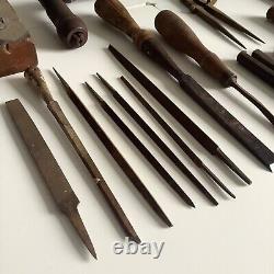 Vintage Original Lot of 27 Woodworking Tools Bailey Nichol Made in Chicago USA