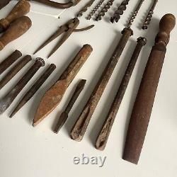 Vintage Original Lot of 27 Woodworking Tools Bailey Nichol Made in Chicago USA