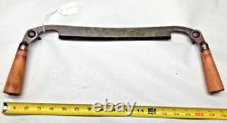 Vintage PALMER 8 Wide Blade Draw Knife, drawn in Handles, Meadville, P. A, USA