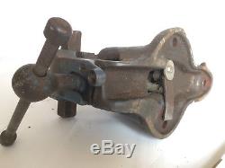 Vintage Parkinsons 5 Vice Carpentry Woodwork Clamp Old Cast Iron Vise Heav Duty