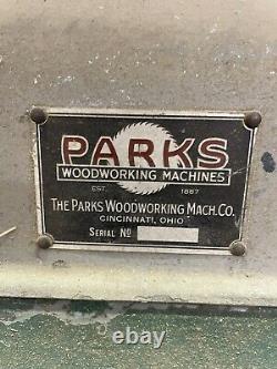 Vintage Parks Woodworking Machines Planer