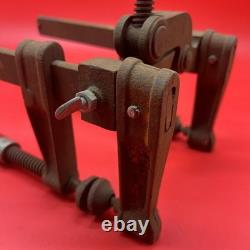 Vintage Rare Wetzler bar clamps under bench Vise / Clamps Tool For Wood Working