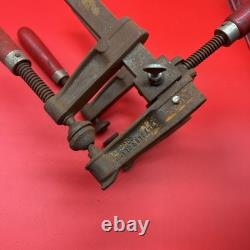 Vintage Rare Wetzler bar clamps under bench Vise / Clamps Tool For Wood Working