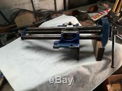 Vintage Record 52 1/2 ED Woodworking Vise, 9in. Jaws, Made in England