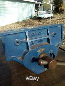 Vintage Record 53E Woodworking Vise-Quick Release-Made in England-Very Nice