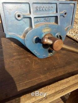 Vintage Record 53E Woodworking Vise-Quick Release-Made in England-Very Nice