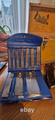 Vintage Record Multi-Plane 405 boxed with 23 cutters