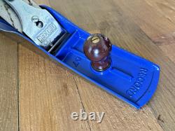 Vintage Record No. 07 Jointer Plane Made in England Blue Japanning Woodworking